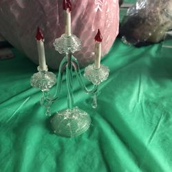 Retired Vintage Murano Glass Candelabra