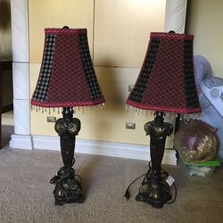 2 Matching Side Lamps