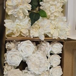 New 2 boxes of Ling's moment Artificial Flowers 