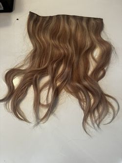 #3H Human Hair Halo Extension 16”