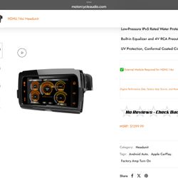 Harley Davidson String Head Unit