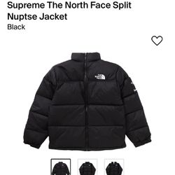 The North Face Supreme Split Nuptse Jacket 