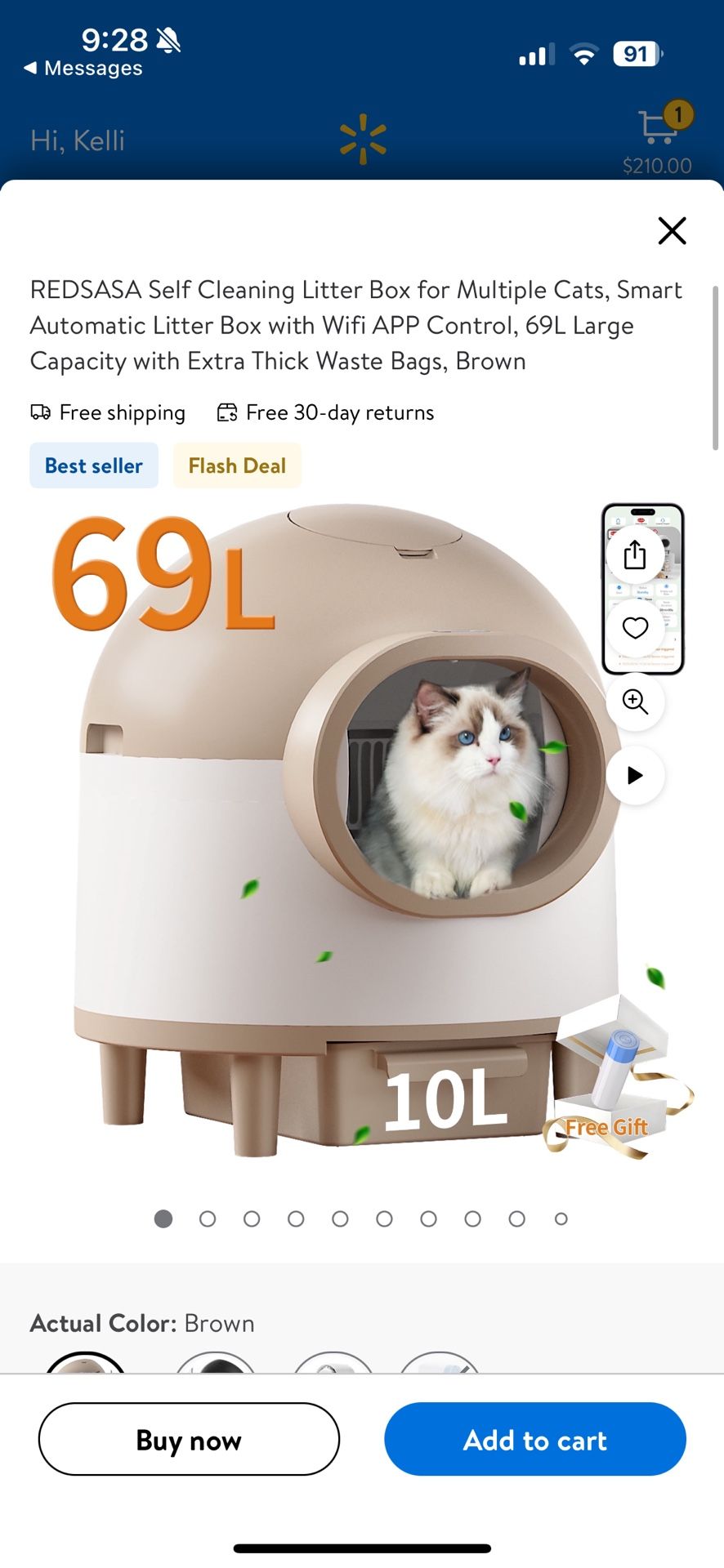Self Cleaning Litter Box