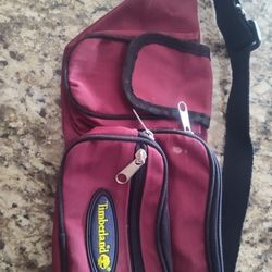 Maroon Timberland Fanny Pack Bag