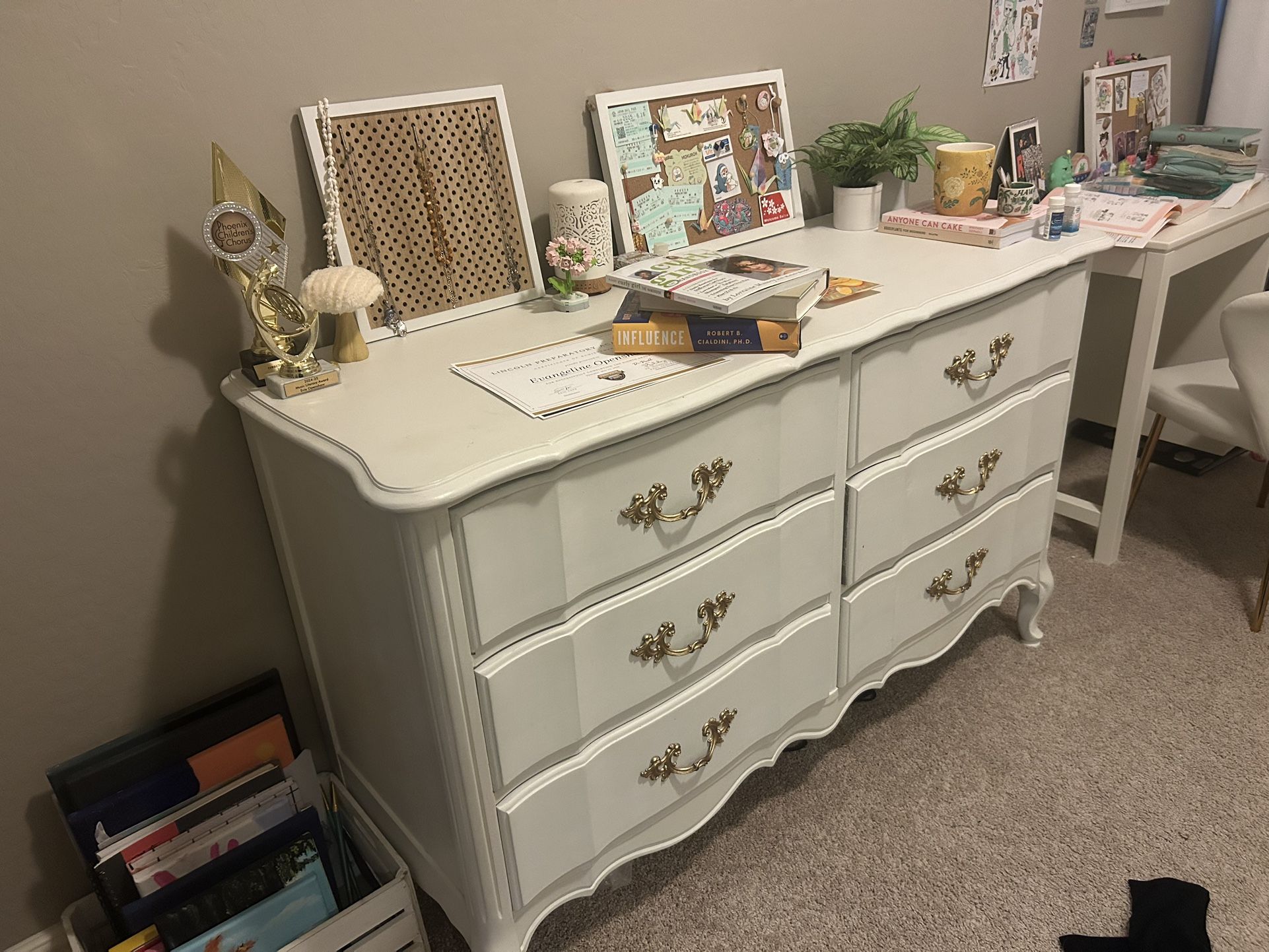 Off-White Dresser For Sale