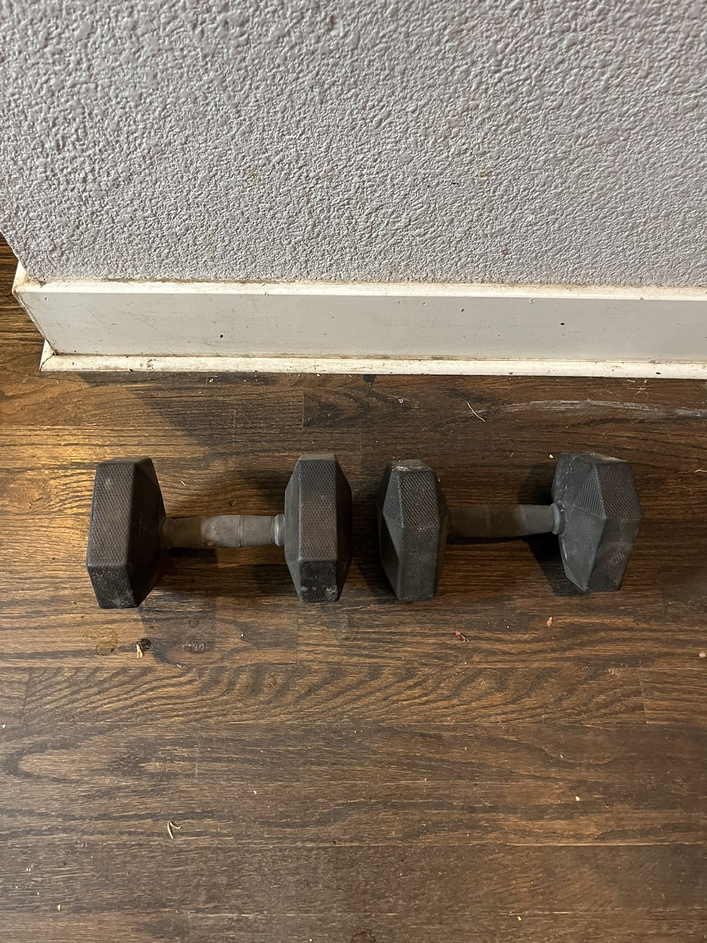 Rubber Domyos 10 Kg Hex Dumbbell