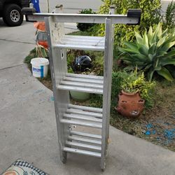 Extendable Ladder And AC Units, Bicycles.