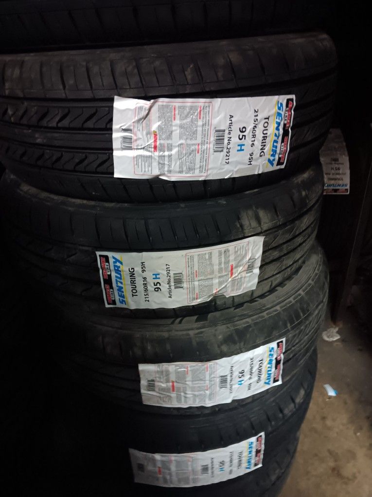 4 New Tires Installed/ Nuevas Llantas Instaladas 215/60/16 Sentury Tires