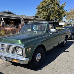 1972 3/4 Chevrolet Pick up Saddle tanks Original Owner 170,000 miles 22,000 or best offer