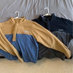 Columbia Quarter Zip Fleece - Men’s M