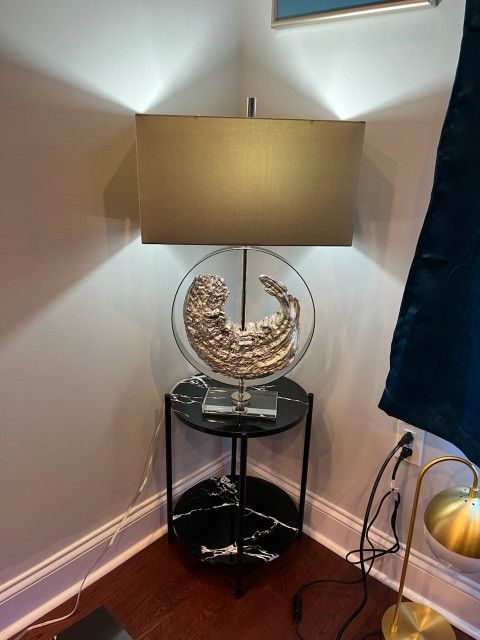 Uttermost Ambler Table Lamps Nickle Finish