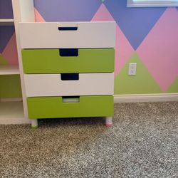 IKEA Bookshelf w/ Drawers and Nightstand with drawers IKEA
