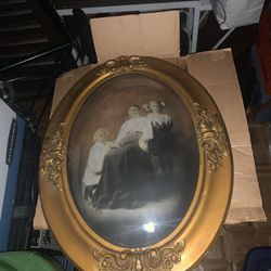 Antique Frame With Glass 