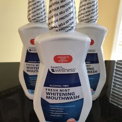 Fresh Mint Whitening Mouthwash 33.8 FL OZ