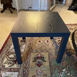 Black Side Table 20x20