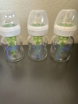 Dr Brown Wide Neck Glass Bottles
