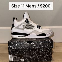 Air Jordan 4 Military Black 