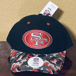 SF 49ers Black W/ Red Camo