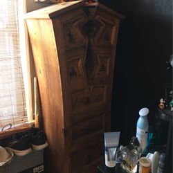Farmhouse  Custom Wood Tall Dresser