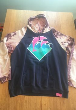 Reconstructed Pink Dolphin Custom Hoodie (XL)