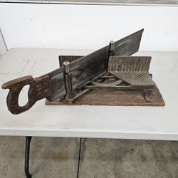 Marsh - Ayer Antique Mitersaw.