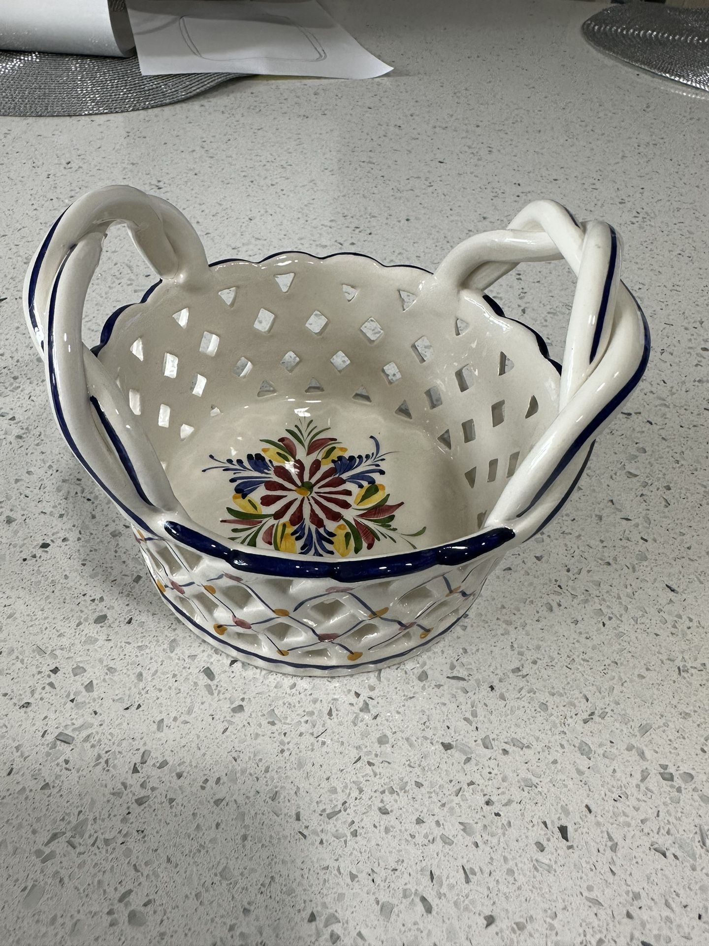 $5 Price Reductions!!!Ceramic Basket Weave