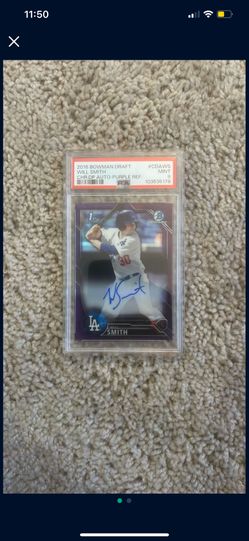 Will Smith Bowman Chrome 1st auto