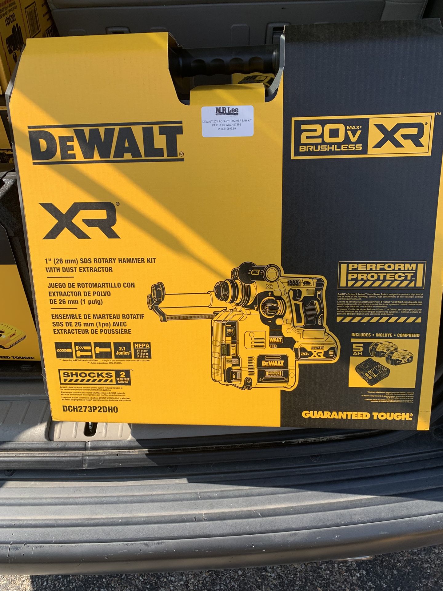 Brand new Dewalt ROTARY Hammer Kit XR