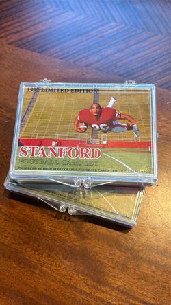 2 Complete 1992 Stanford Cardinal Football Card Sets – John Lynch #17