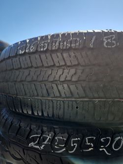 One 265/70/18 Goodyear Wrangler