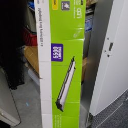 Commercial Electric 4 ft LED Heavy Duty Shop Light – 5500 Lumens, New In Box