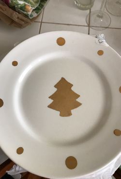 Christmas Glass Plates