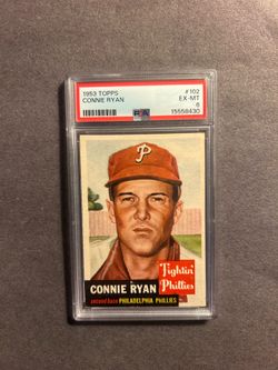 Vintage 1953 Topps #102 Connie Ryan. Negotiable
