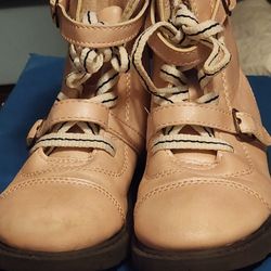 Carter's Girls Rose Gold Carter Boots Size 11