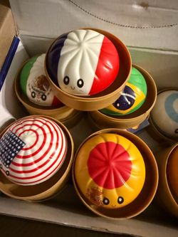 12 World Cup Country Squishy Toys Collection