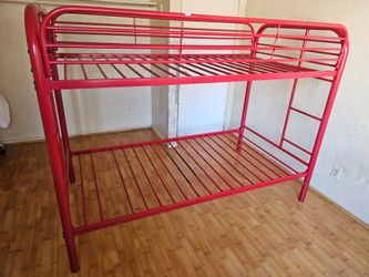 Red Bunk Bed (Twin/Twin) Dimension:41.75“W x 59.25“H x 78“ L