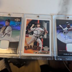 2011 Giants Championship Years Signatures Autos 