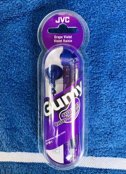 JVC: Purple Gummy Ear Buds