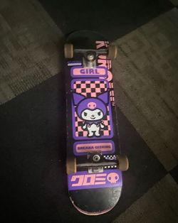 Girl x Sanrio tokyo Speed breana geering Skateboard Kuromi 8.0 x 31.5in