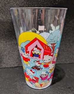 McDonald’s Snoopy And Hello Kitty 2024 Collectors Edition Plastic Cup