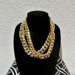 14k Gold Cuban Link Chains