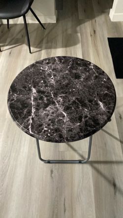 Folding table Black Marble Design