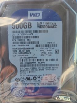 Wd blue wd500aakx