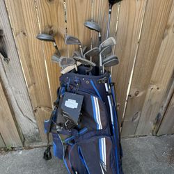 Nike Golf Bag And Clubs 