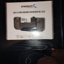 2 USB-C 6-PORT DOCKING STATION WITH M.2 SLOT 