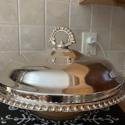 Silver Plated Bowl With Lid