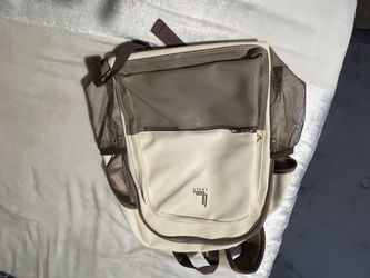 Loulu Back Pack Cream And Brown
