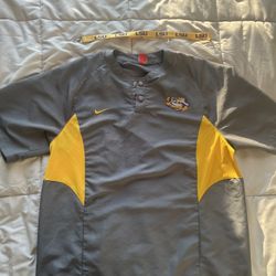Large Vintage LSU Nike Jersey And Lanyard RARE