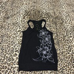 Y2K Flower Lace Shirt 