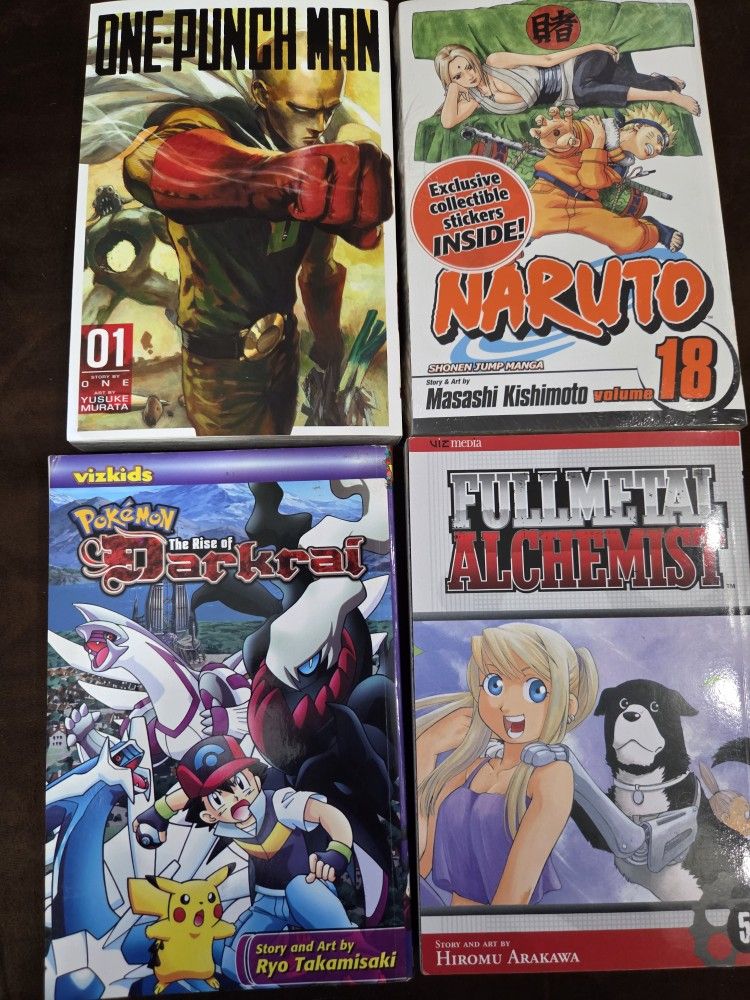 Manga Books Lot Of 4